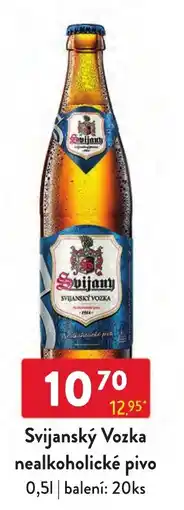 Qanto Svijany nealkoholické pivo nabídka