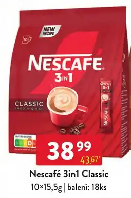 Qanto Nescafe 3in1 classic nabídka
