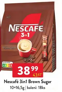Qanto Nescafe 3in1 Brown Sugar nabídka