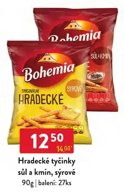 Qanto Bohemia sýrové hradecke tyčinky sůl a kmín nabídka