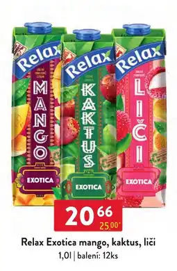 Qanto Relax Exotica mango, kaktus, liči nabídka