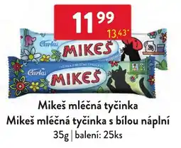 Qanto Mikeš mléčná tyčinka s bílou náplní nabídka