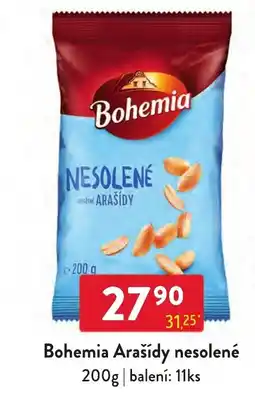 Qanto Bohemia arašídy nesolené nabídka