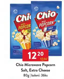 Qanto Chio microwave popcorn salt extra cheese nabídka