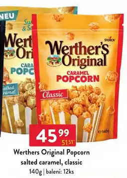 Qanto Werthers Original Popcorn nabídka