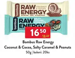 Qanto Bombus raw energy coconut & cocoa, salty caramel & peanuts nabídka