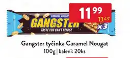 Qanto Gangster tyčinka Caramel Nougat nabídka
