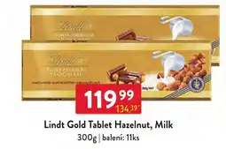 Qanto Lindt Gold Tablet Hazelnut, Milk nabídka