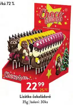 Qanto Choco lollipops nabídka