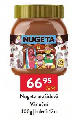 Qanto Nugeta arašidová Vánoční nabídka