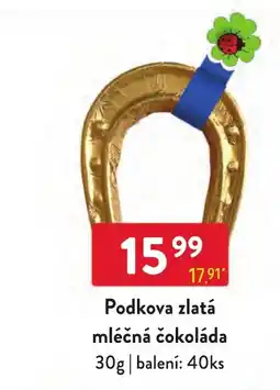 Qanto Podkova zlatá mléčná čokoláda nabídka