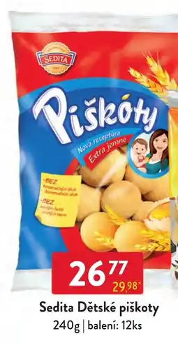 Qanto Sedita Dětské piškoty nabídka