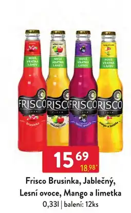 Qanto Frisco Jablečný, Lesní ovoce, Mango a limetka nabídka