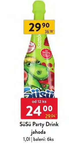 Qanto Süsü Party Drink jahoda nabídka
