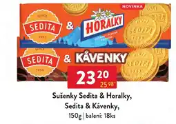 Qanto Sedita sušenky & horalky, sedita & kávenky nabídka