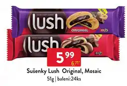 Qanto Sušenky Lush Original, Mosaic nabídka
