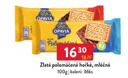 Qanto Opavia zlaté polomáčené hořčky mléčné nabídka