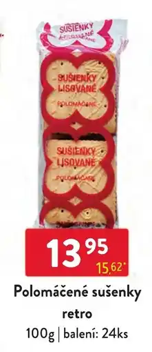 Qanto Polomáčené sušenky retro nabídka