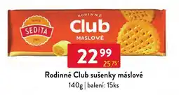 Qanto Sedita rodinné club sušenky máslové nabídka