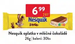 Qanto Nesquik oplatka v mléčné čokoládě nabídka