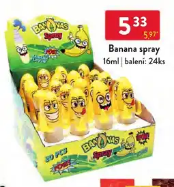 Qanto Bananas spray nabídka