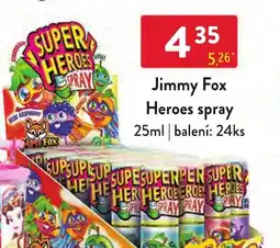 Qanto Jimmy Fox heroes spray nabídka