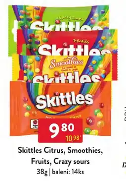Qanto Skittles Citrus, Smoothies, Fruits, Crazy sours nabídka