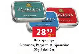 Qanto Barkleys drops Cinnamon, Peppermint, Spearmint nabídka