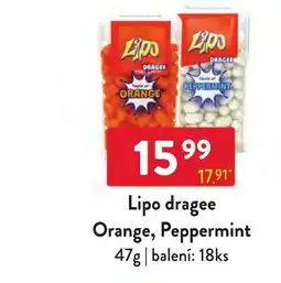 Qanto Lipo dragee Orange, Peppermint nabídka