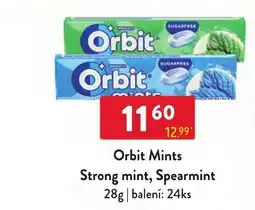 Qanto Orbit Mints Strong mint, Spearmint nabídka