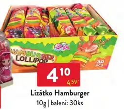 Qanto Lízátко Hamburger nabídka