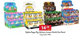 Qanto Vajíčko Peppa Pig, Minions, Jurassic World, Paw Patrol nabídka