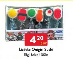Qanto Lízátka Onigiri Sushi nabídka