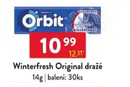 Qanto Orbit Winterfresh Original dražé nabídka