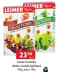 Qanto Leimer krutónky cibule a česnek, bylinkové nabídka