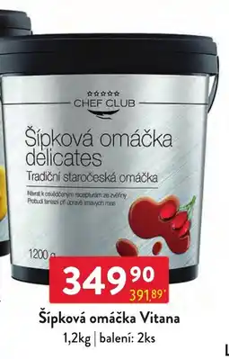 Qanto Vitana šípková omáčka nabídka