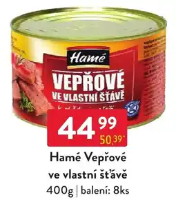 Qanto Hamé vepřové ve vlastní šťávě nabídka