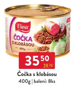 Qanto Viva čočka s klobásou nabídka