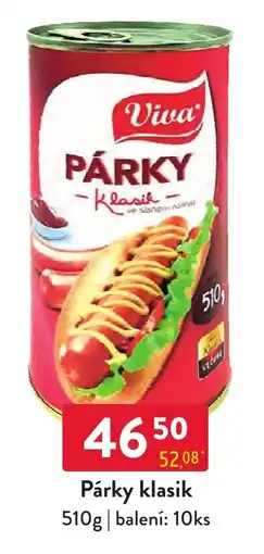Qanto Viva párky klasik nabídka