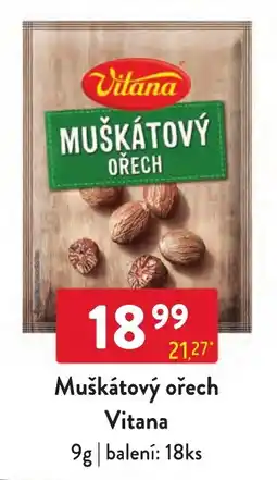 Qanto Vitana muškátový ořech nabídka