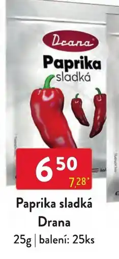 Qanto Drana paprika sladká nabídka