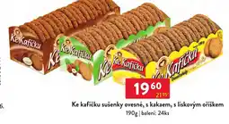 Qanto Ke kafíčku sušenky ovesné s kakaem s lískovým oříškem nabídka