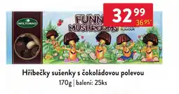 Qanto Miltonas hříbečky sušenky s čokoládovou polevou nabídka