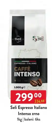 Qanto Seli Espresso Italiano Intenso zrno nabídka