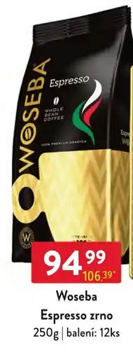 Qanto Woseba Espresso zrno nabídka