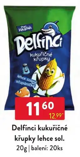 Qanto Delfinci kukuričné křupky lehce sol. nabídka