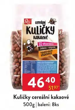 Qanto Rej kuličky cereální kakaové nabídka