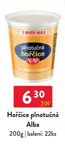 Qanto Alba hořčice plnotučná nabídka