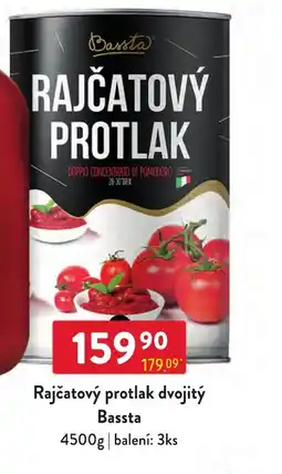 Qanto Bassta rajčatový protlak dvojitý nabídka