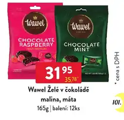 Qanto Wawel Želé v čokoládě malina, máta nabídka